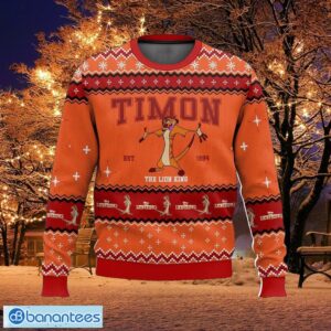 The Lion King Characters Ugly Sweater Icicle Knitted Christmas Sweater Gift For Adult - The Lion King Characters Ugly Sweater Photo_1