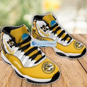 Missouri Tigers Air Jordan 11 Sneakers Custom Name Special Shoes For Fans Product Photo 3