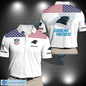 Carolina Panthers Sport Polo Shirt Custom Name Sport Gifts Ideas For Father's Days Product Photo 1