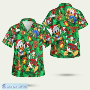 Decor Christmas With Donald Christmas 3D Hawaiian Shirt Summer Style Gift Product Photo 1