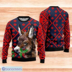 Donkey Ugly Christmas Sweater For Men And Women Product Photo 1