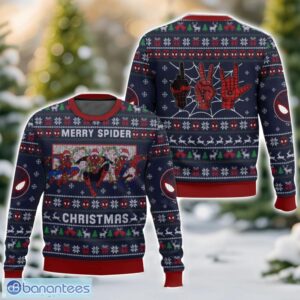 Merry Spider Christmas Ugly Christmas Sweater 3D All Printed Sweater Christmas Gift Product Photo 1