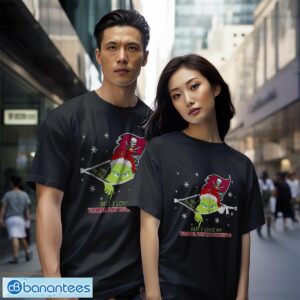 The Grinch I Hate People But I Love Tampa Bay Buccaneers Christmas T-shirt Product Photo 4