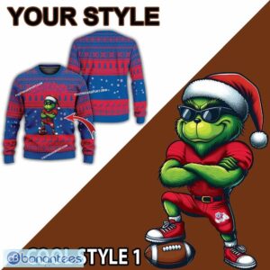 NCAA Fresno State Bulldogs Player Grinch Ugly Xmas Sweater Gift Holidays - NCAA Fresno State Bulldogs New Grinch Ugly Christmas Sweater Photo 2