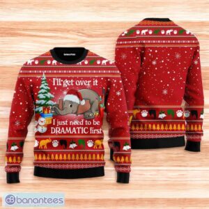 Elephant I ‘ll Get Over It Ugly Christmas Sweater For Men And Women Product Photo 1