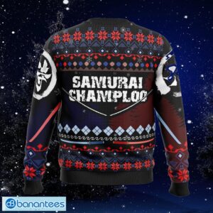 The Samurai Dou Samurai Champloo Fabric Ugly Christmas Sweater Gift Holidays - The Samurai Dou Samurai Champloo Ugly Christmas Sweater Photo_2