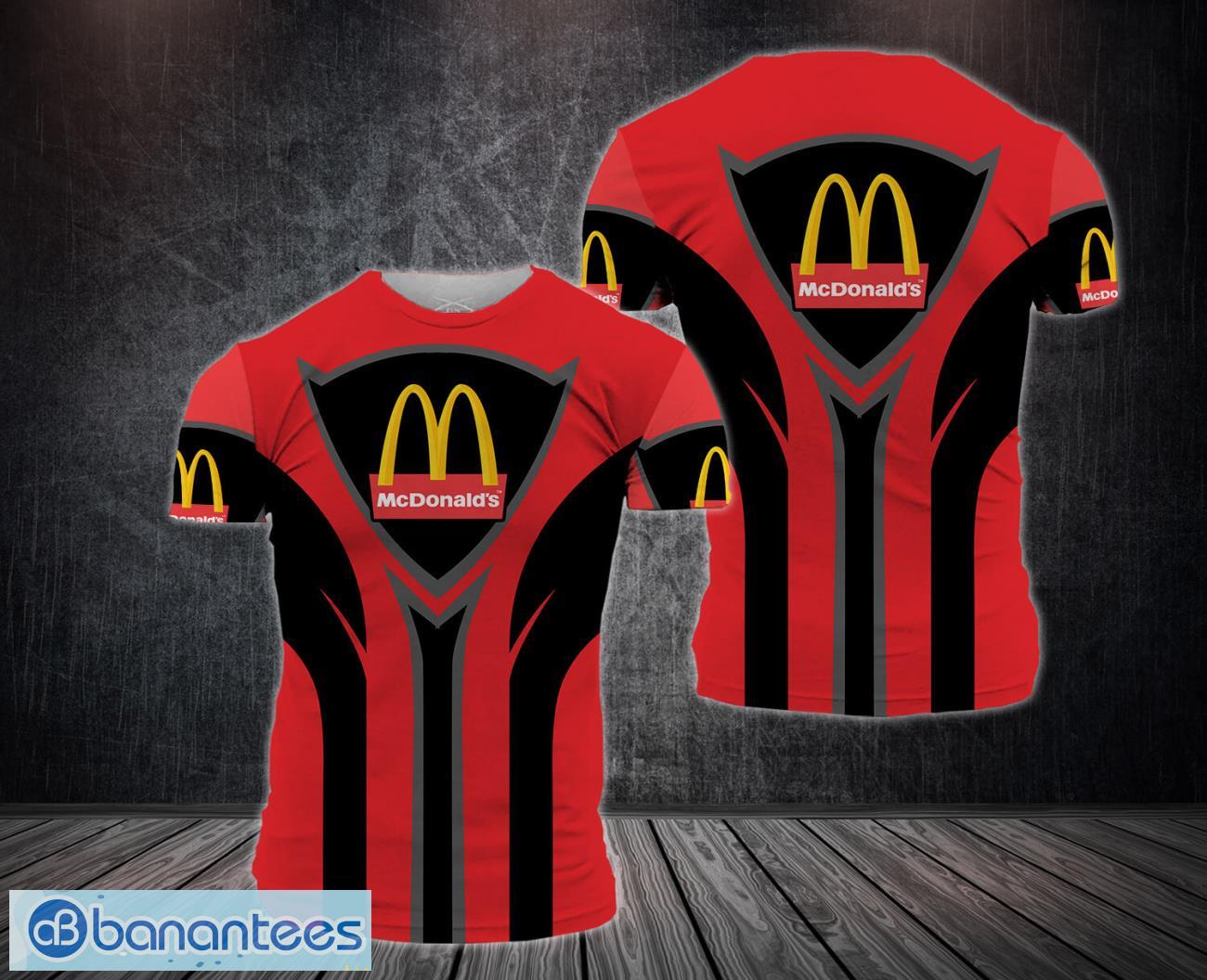 3d all over printed mcdonalds 3d t shirt gift image 3D All Over Printed Mcdonald's 3D T Shirt Gift Product Photo