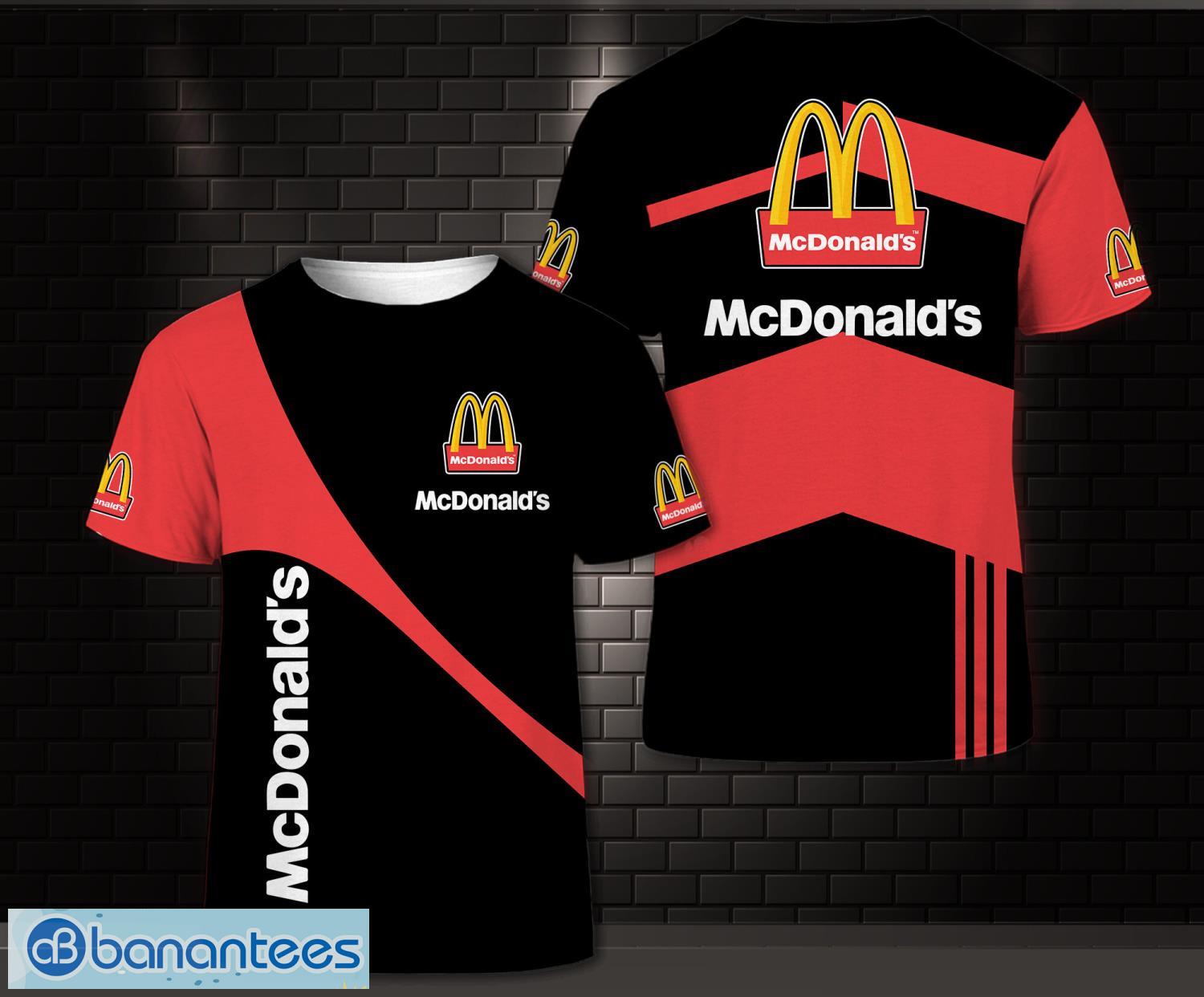 3d all over printed mcdonalds limited 3d t shirt image 3D All Over Printed mcdonald's Limited 3D T Shirt Product Photo