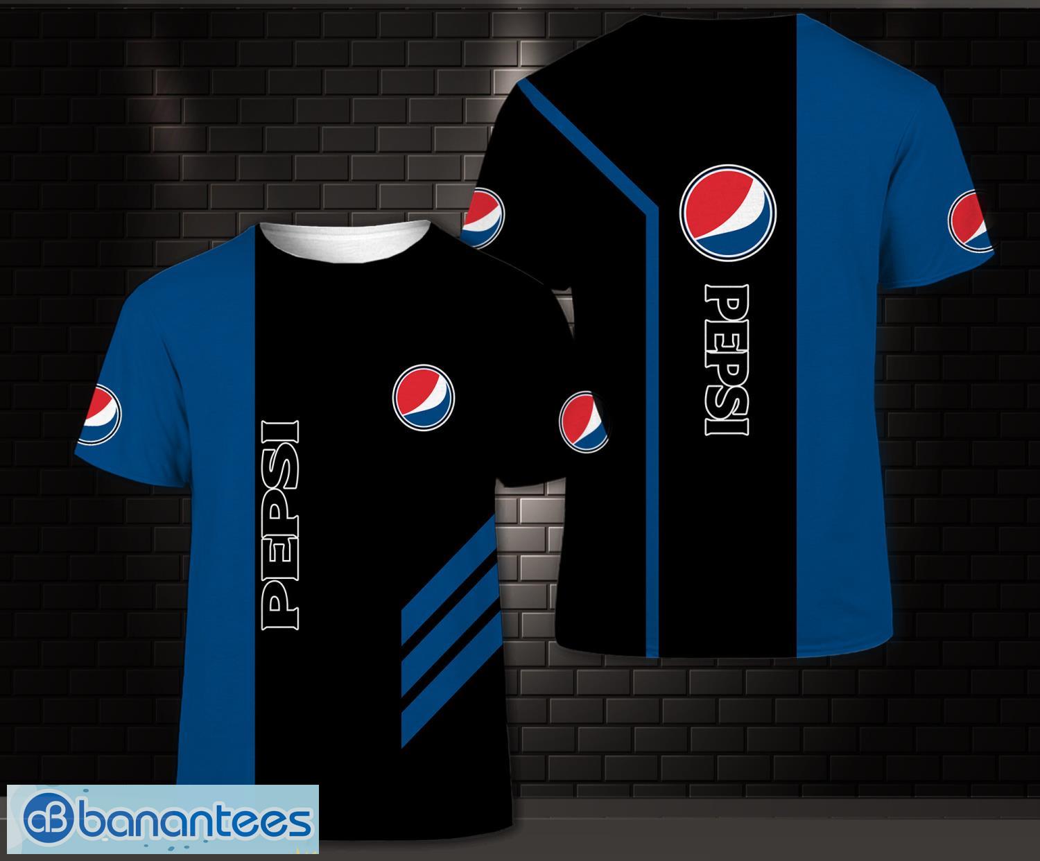 3d all over printed pepsi team 3d t shirt image 3D All Over Printed pepsi Team 3D T-Shirt Product Photo 1