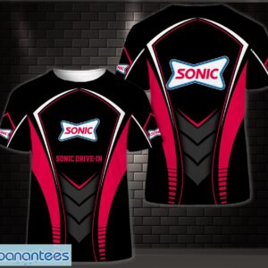 3D All Over Printed sonic drive-in Limited 3D T-Shirt Product Photo 1