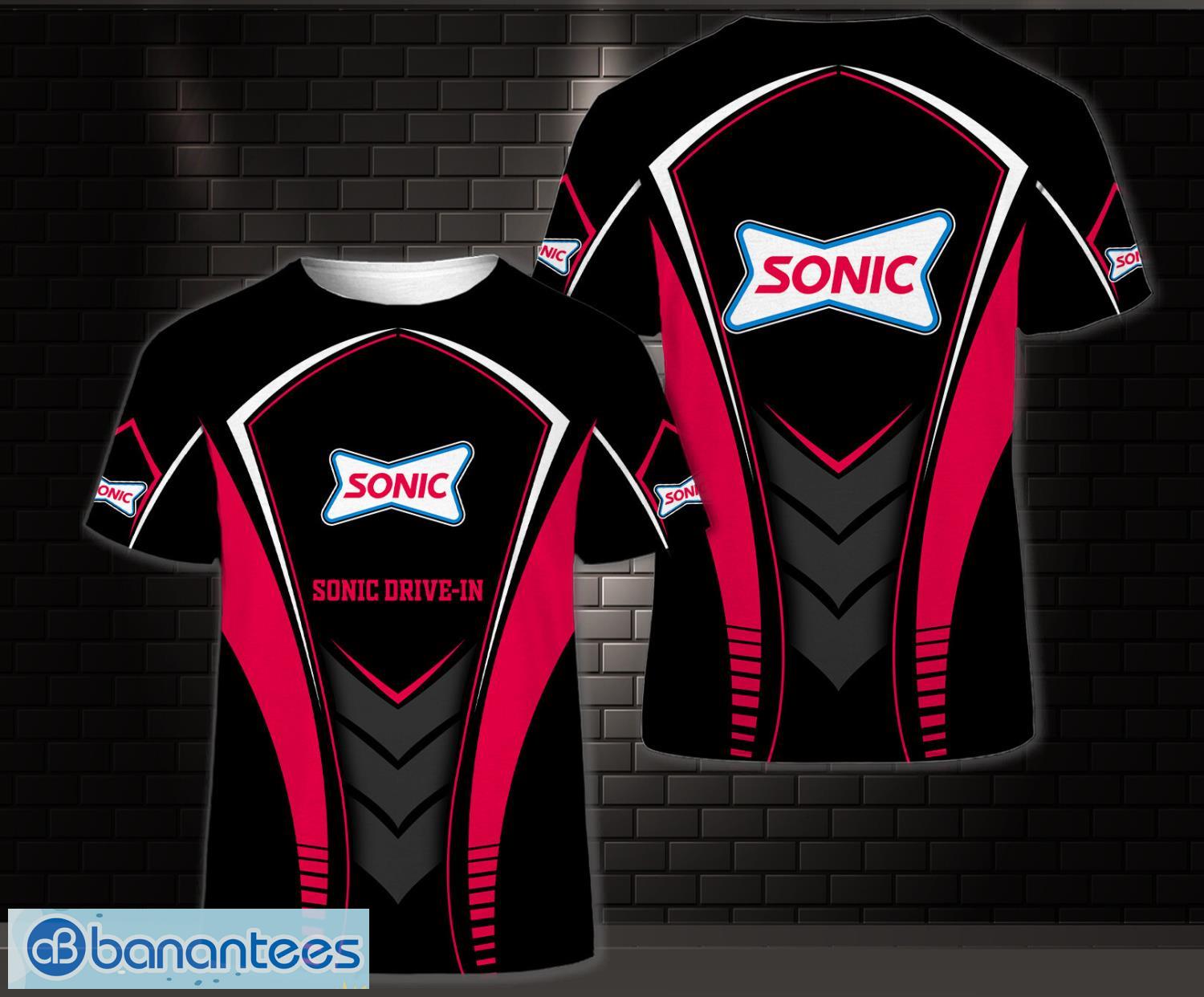 3d all over printed sonic drive in limited 3d t shirt image 3D All Over Printed sonic drive-in Limited 3D T-Shirt Product Photo 1