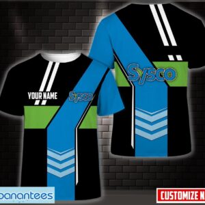 3D All Over Printed sysco Team 3D T-Shirt Custom Name Product Photo 1