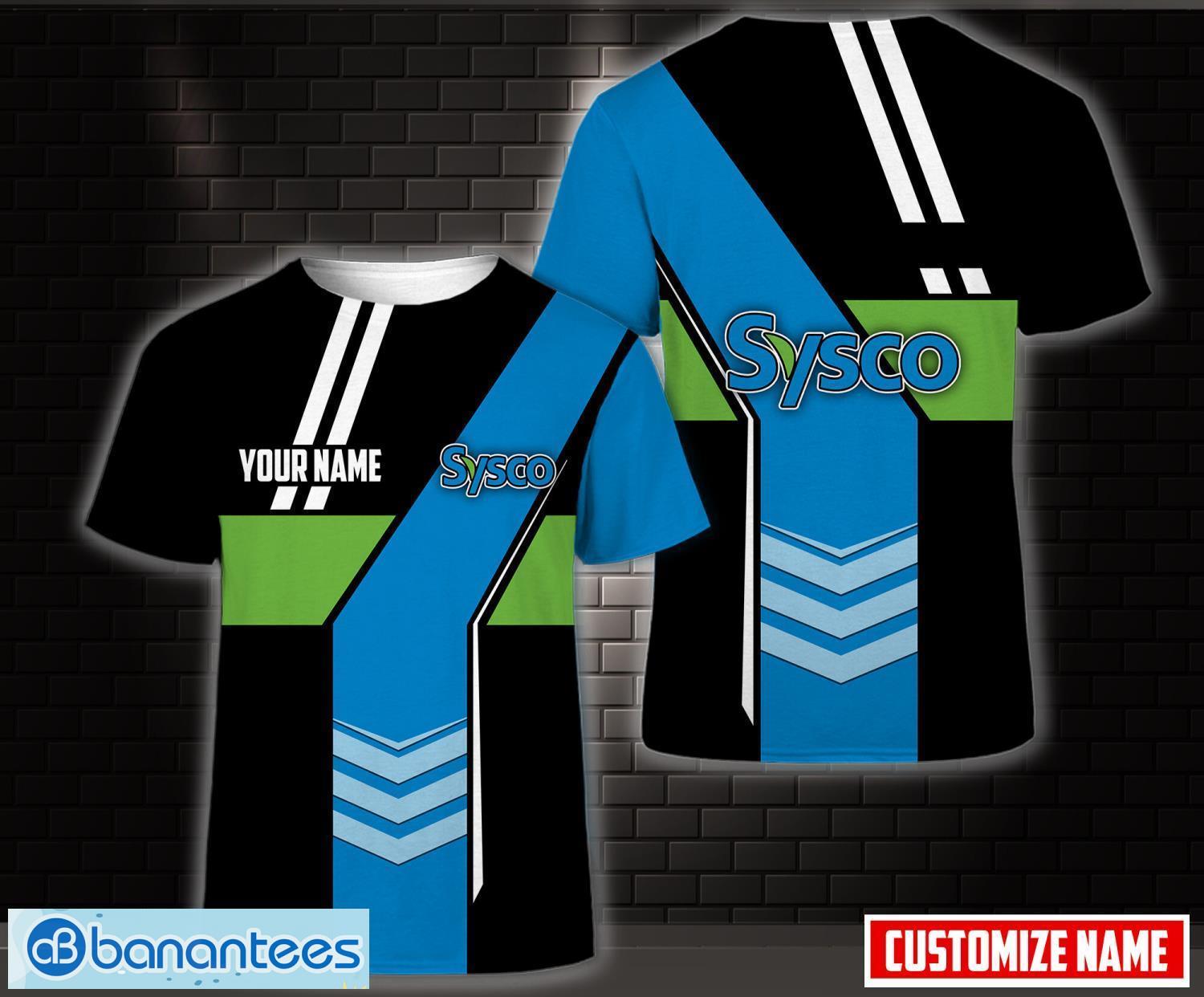 3d all over printed sysco team 3d t shirt custom name image 3D All Over Printed sysco Team 3D T-Shirt Custom Name Product Photo 1