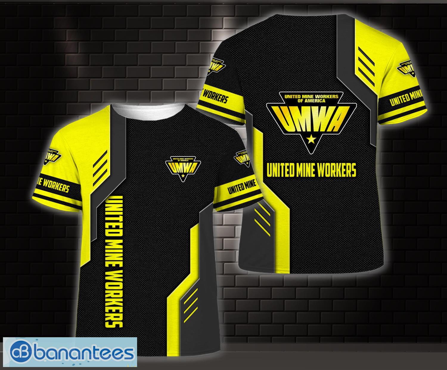 3d all over printed united mine workers limited 3d t shirt image 3D All Over Printed united mine workers Limited 3D T-Shirt Product Photo 1