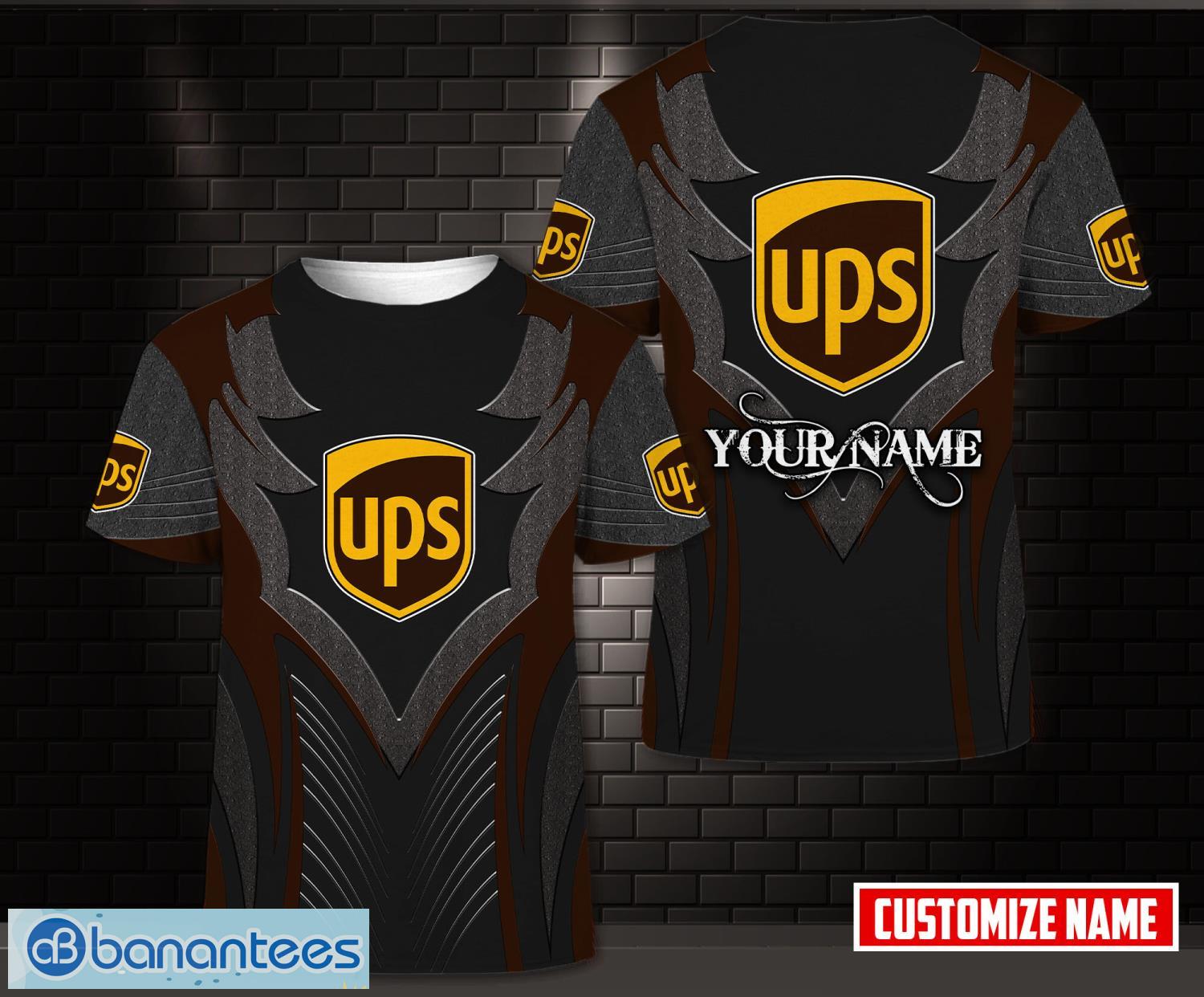 3d all over printed ups limited 3d t shirt custom name image 3D All Over Printed ups Limited 3D T-Shirt Custom Name Product Photo 1