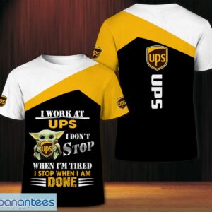 3D All Over Printed ups Team 3D T-Shirt Product Photo 1