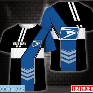 3D All Over Printed usps Team 3D T-Shirt Team 3D T-Shirt Product Photo 1