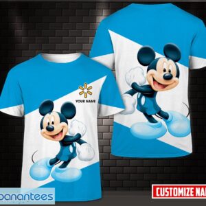 3D All Over Printed walmart Limited 3D T-Shirt Custom Name Product Photo 1