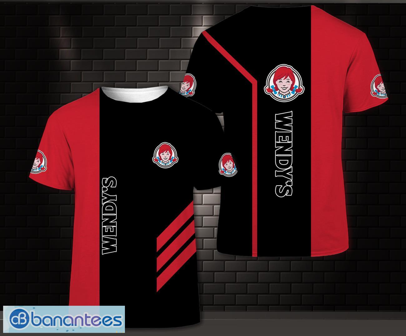 3d all over printed wendys 3d t shirt all printed unisex shirt image 3D All Over Printed Wendy's 3D T Shirt All Printed Unisex Shirt Product Photo