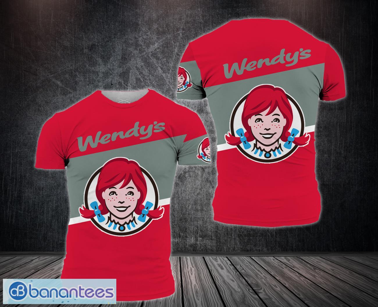 3d all over printed wendys 3d t shirt gift image 3D All Over Printed Wendy's 3D T Shirt Gift Product Photo