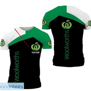3D All Over Printed Woolworths Custom Name 3D T-Shirt Product Photo 1
