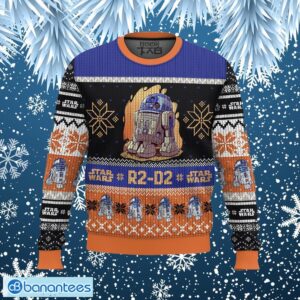 R2-D2 Star Wars Ugly Sweater Season's Knitted Christmas Sweater AOP Gift For Men And Women - R2-D2 Star Wars Ugly Sweater Photo_1