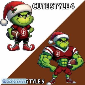 NCAA Stanford Cardinal New Grinch Ugly Christmas Sweater Gift For Men And Women - NCAA Stanford Cardinal New Grinch Ugly Christmas Sweater Photo 4