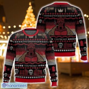 Hellboy Fireproof Christmas Ugly Christmas Sweater 3D All Printed Sweater Christmas Gift Product Photo 1