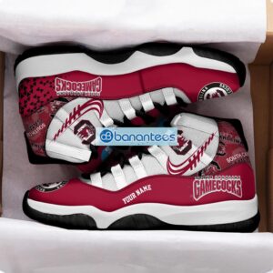 South Carolina Gamecocks Air Jordan 11 Sneakers Custom Name Special Shoes For Fans Product Photo 2