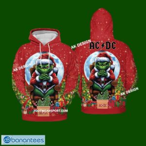 AC DC Band King Grinch Christams 3D Hoodie, 3D T-Shirt, 3D Sweater Gift For Adult - AC DC Band King Grinch Christams 3D Hoodie Photo 1