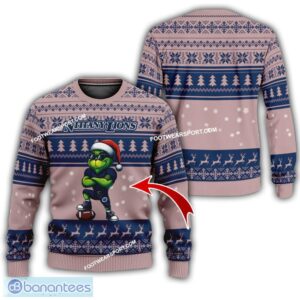 NCAA Penn State Nittany Lions Grinch Style Knitted Christmas 3D Sweater Gift For Adult - NCAA Penn State Nittany Lions New Grinch Ugly Christmas Sweater Photo 1
