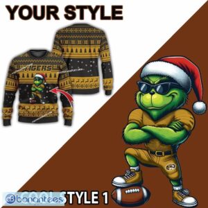 NCAA Missouri Tigers Grinch Style Ugly Christmas 3D Sweater Gift For Adult - NCAA Missouri Tigers New Grinch Ugly Christmas Sweater Photo 2