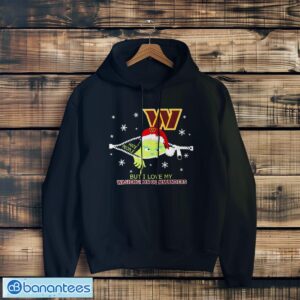 The Grinch I Hate People But I Love Washington Commanders Christmas T-shirt Product Photo 3