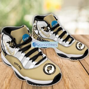 Colorado Buffaloes Air Jordan 11 Sneakers Custom Name Special Shoes For Fans Product Photo 3