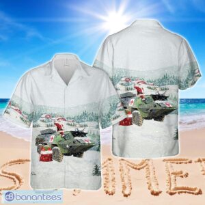 Royal Danish Army SISU (Patria) XA-185 Christmas Aloha Hawaiian Shirt Product Photo 1