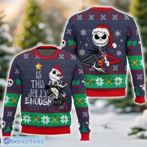 Is This Jolly Enough – Jack Skellington Ugly Christmas Sweater 3D All Printed Sweater Christmas Gift Product Photo 1