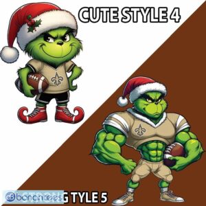 NFL New Orleans Saints Grinch Style Ugly Christmas Sweater Gift For Adult - NFL New Orleans Saints New Grinch Ugly Christmas Sweater Photo 4