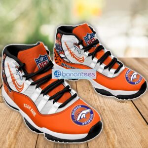 Denver Broncos Air Jordan 11 Sneakers Custom Name Special Shoes For Fans Product Photo 3