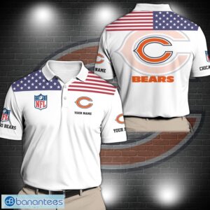 Chicago Bears Sport Polo Shirt Custom Name Sport Gifts Ideas For Father's Days Product Photo 1