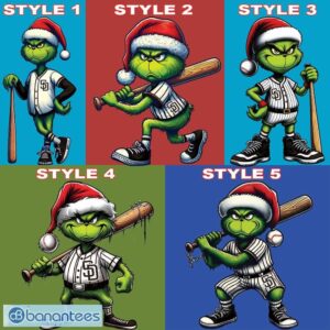 New Grinch MLB San Diego Padres Knitted Xmas Sweater Gift For Adult - New Grinch MLB San Diego Padres Ugly Christmas Sweater For Men And Women Photo 2