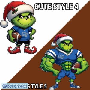 NCAA Middle Tenn Blue Raiders New Grinch Ugly Christmas Sweater Gift For Men And Women - NCAA Middle Tenn Blue Raiders New Grinch Ugly Christmas Sweater Photo 4