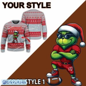 NFL Tampa Bay Buccaneers Player Grinch Knitted Xmas Sweater AOP Gift Holidays - NFL Tampa Bay Buccaneers New Grinch Ugly Christmas Sweater Photo 2