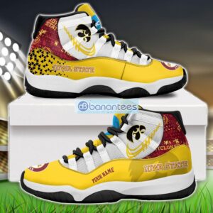 lowa State Cyclones Air Jordan 11 Sneakers Custom Name Special Shoes For Fans Product Photo 1