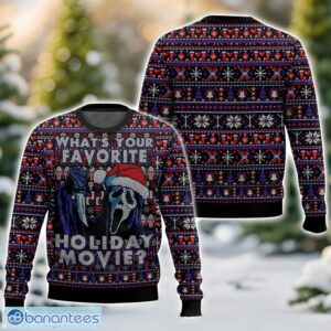 HOLIDAY SCREAM, Ghostface Christmas Ugly Christmas Sweater 3D All Printed Sweater Christmas Gift Product Photo 1