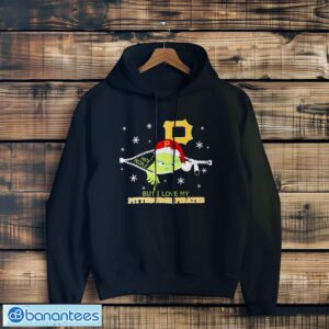 The Grinch I Hate People But I Love Pittsburgh Pirates Christmas T-shirt Product Photo 3
