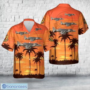US Marine Corps McDonnell-Douglas AV-8B Harrier II Plus BuNo 165588, VMA-211 Avengers Aloha Hawaiian Shirt Product Photo 1