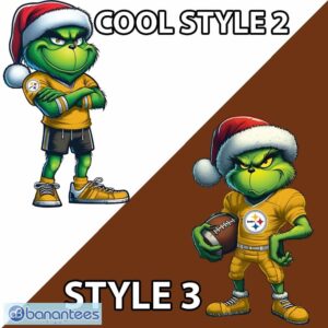 NFL Pittsburgh Steelers Grinch Style Knitted Christmas Sweater Gift For Adult - NFL Pittsburgh Steelers New Grinch Ugly Christmas Sweater Photo 3