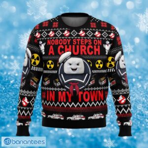In My Town Ghost Busters Manger Ugly Christmas Sweater Gift For Men And Women - In My Town Ghost Busters Ugly Christmas Sweater Photo_1