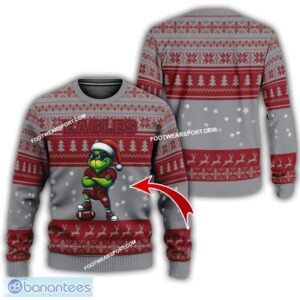 NCAA2 North Carolina Central Eagles Player Grinch Ugly Xmas Sweater AOP Gift Holidays - NCAA2 North Carolina Central Eagles New Grinch Ugly Christmas Sweater Photo 1