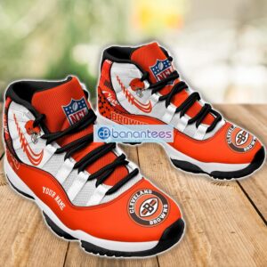 Cleveland Browns Air Jordan 11 Sneakers Custom Name Special Shoes For Fans Product Photo 3